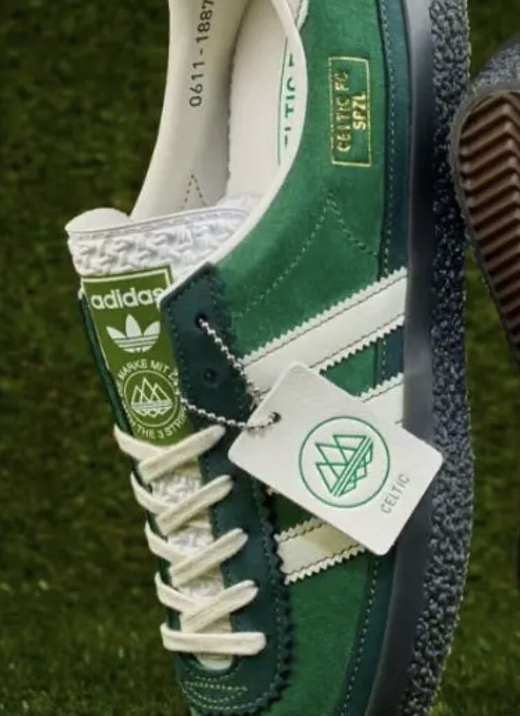 UNHAPPY: The price of the new Celtic Adidas Spezial range is the latest complaint from the fans
