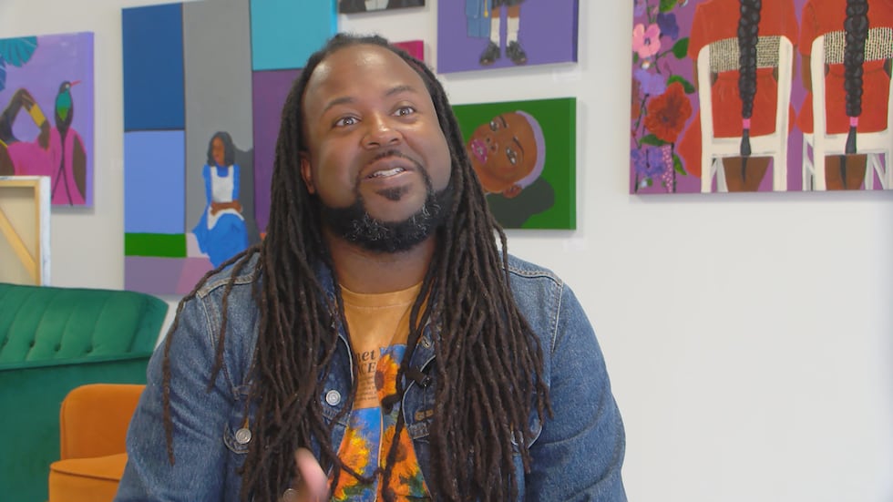 Jamond Bullock is one of 30 artists around the country selected to take part in the initiative.