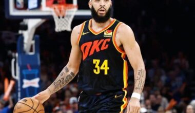 Oklahoma City Thunder Star Kenrich Williams To Miss 6-8 Weeks After Knee Surgery