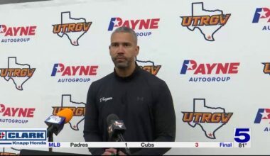 Coach Kahil Fennell talks about UTRGV men