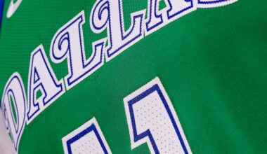 When will Dallas Mavericks wear throwback Hardwood Classic uniforms this season?