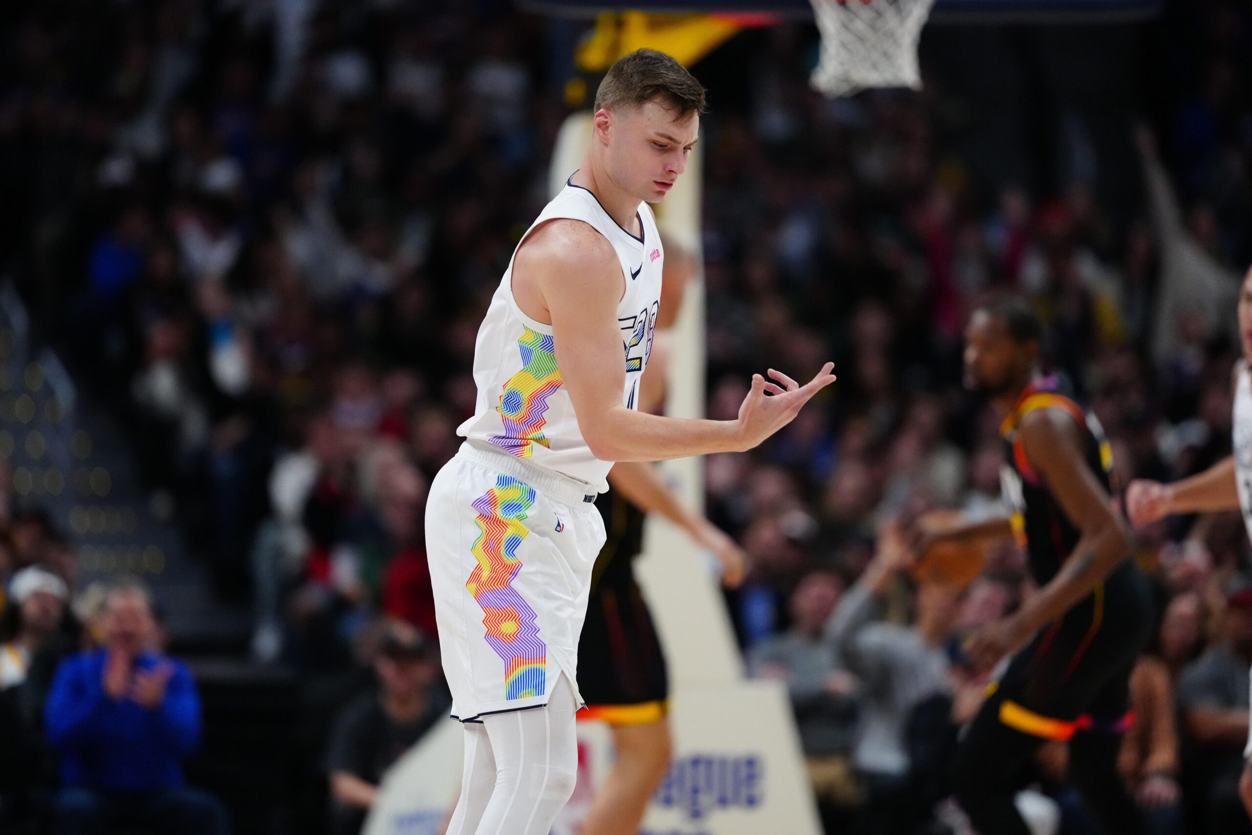 Denver Nuggets guard Christian Braun