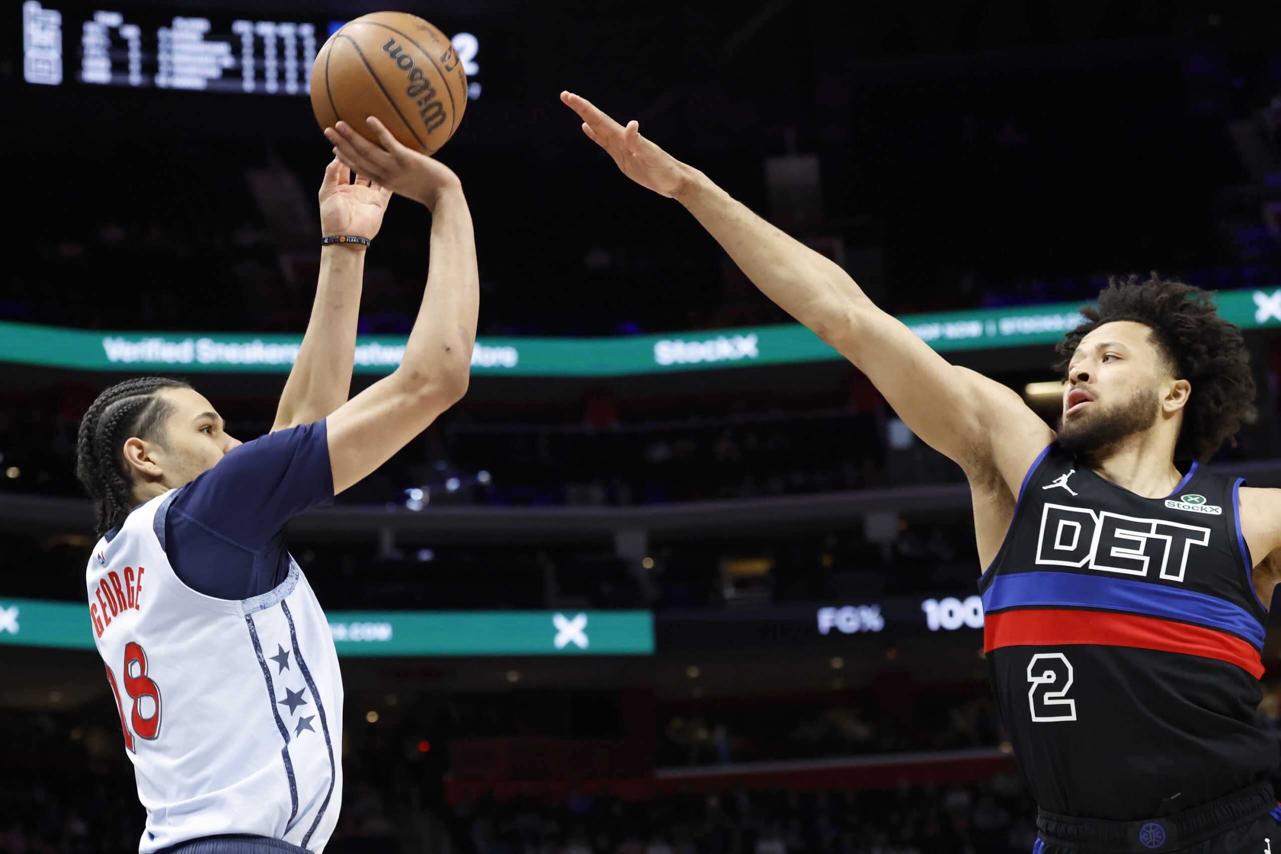 Kyshawn George recently broke a Wizards franchise record.