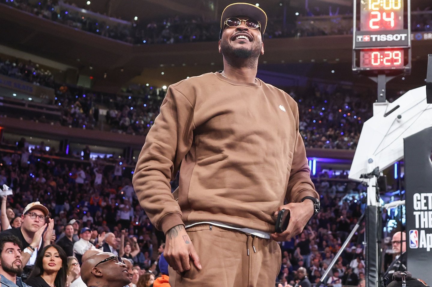 Hall of Fame forward, former Houston Rockets player Carmelo Anthony