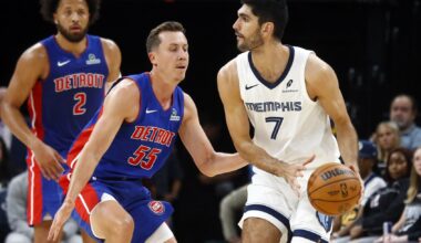 Duncan Robinson of the Detroit Pistons