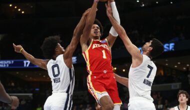Atlanta Hawks forward Jalen Johnson