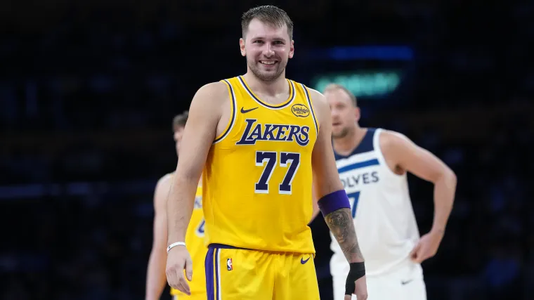 Lakers’ 7-foot center joins Luka, LeBron on injured list prior to faceoff vs. Kings image