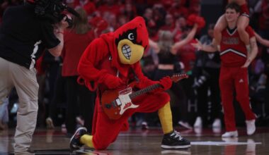 Louisville men's basketball loses exhibition to Kansas 90-82. • The Louisville Cardinal