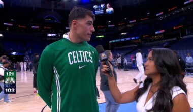 Luke Garza ‘feels great’ after posting double-double in C’s debut – NBC Sports Boston