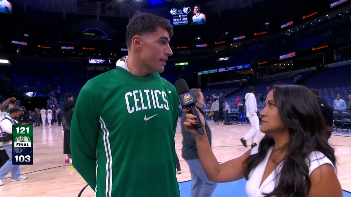 Luke Garza ‘feels great’ after posting double-double in C’s debut – NBC Sports Boston