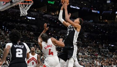 Raptors fall to Wembanyama and Spurs,121-103