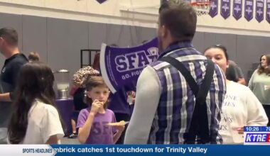 SFA basketball teams connect with fans at annual Meet the Jacks event