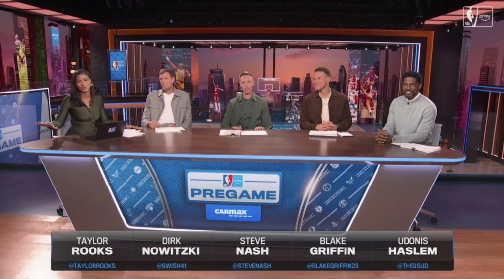 NBA debut on Amazon Prime Video draws rave reviews