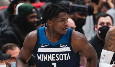 ant man anthony edwards Minnesota timberwolves knicks game