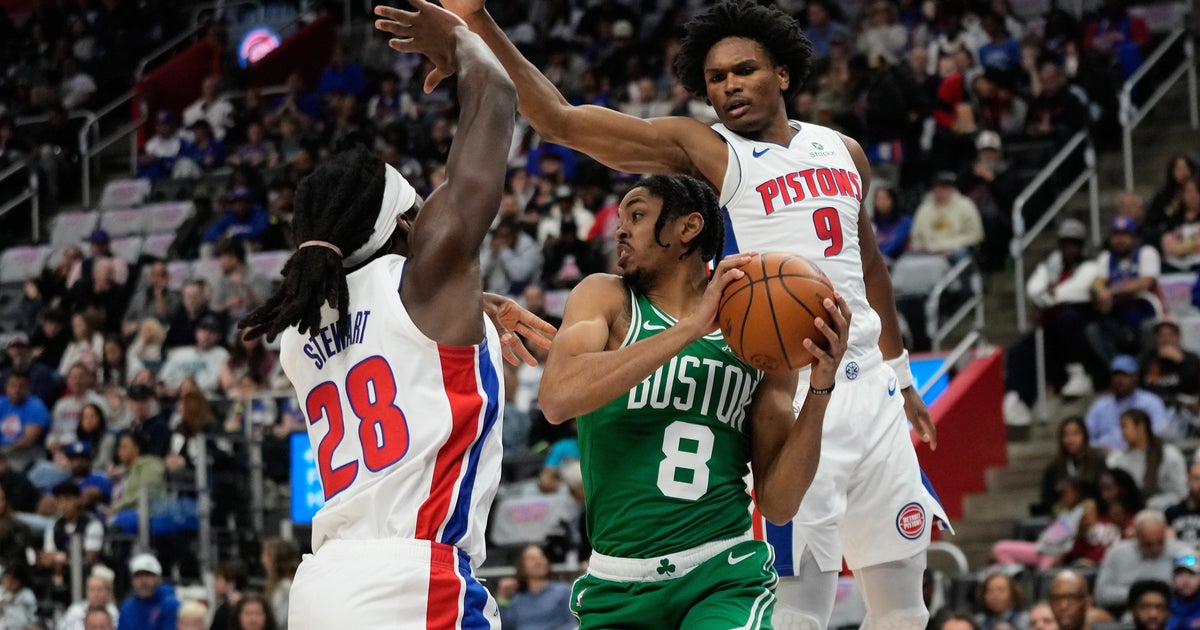 Detroit Pistons overcome slow start and Brown's 41 points to defeat Boston Celtics 119-113