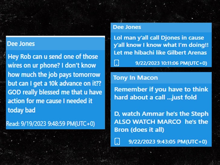 dee jones tony in macon messages sub