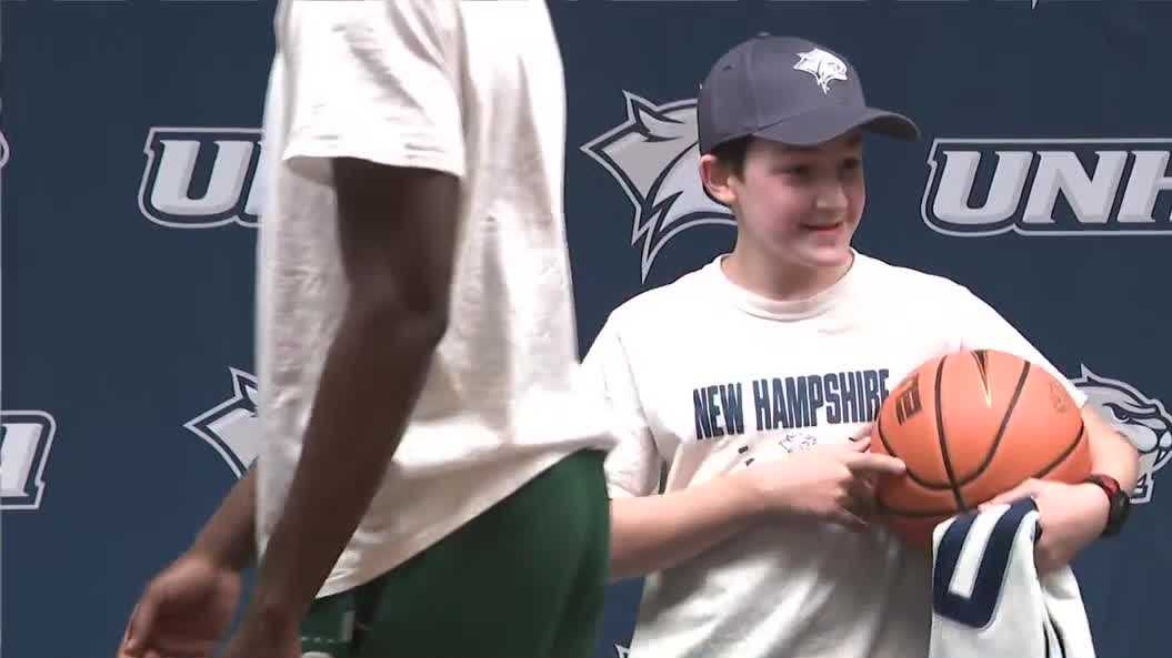 UNH men's basketball team signs 13-year-old to the Wildcats