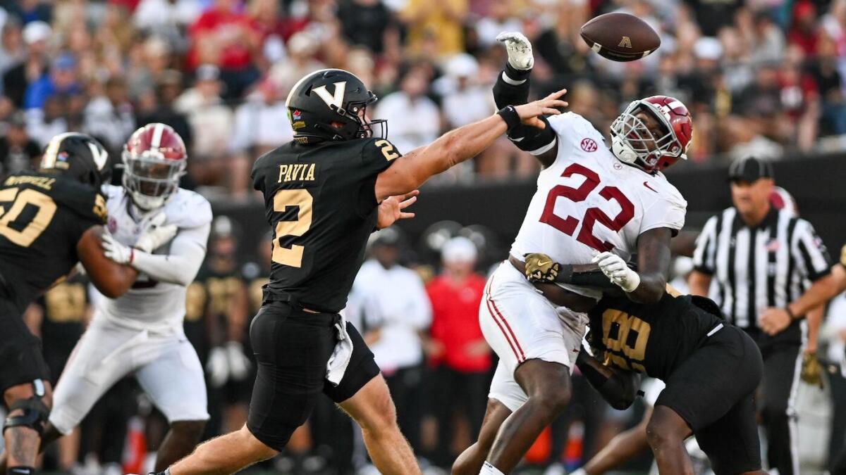 College football scores, live updates: Week 6 games include Alabama vs. Vanderbilt, Notre Dame vs. Boise State