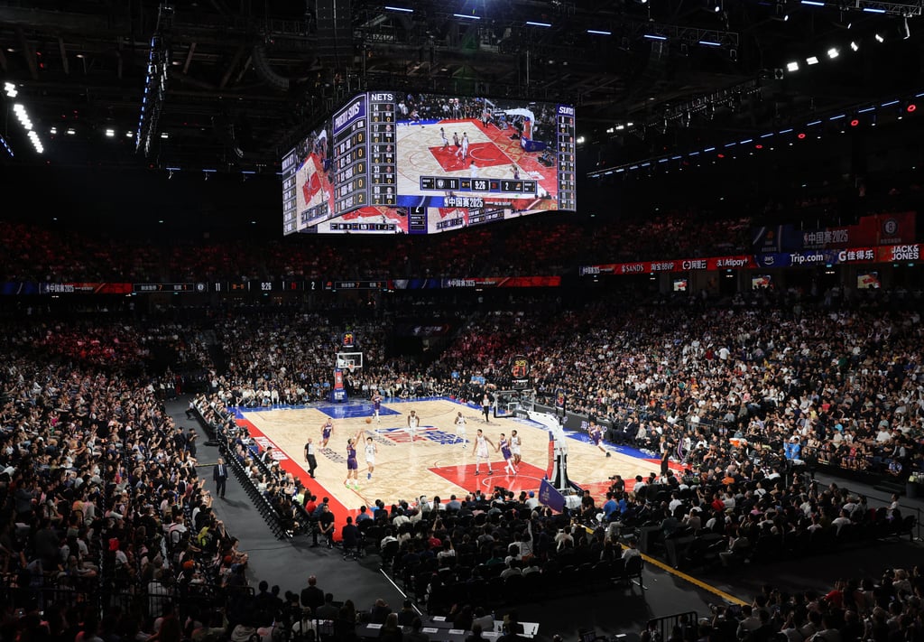 Macau’s Venetian Arena hosts the Brooklyn Nets’ clash with the Phoenix Suns on Friday. Photo: Reuters