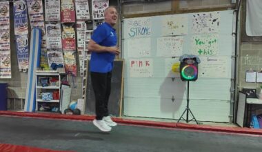 At 55, the man behind Hip-Hop, the beloved Philadelphia 76ers mascot, is training to jump back on the court