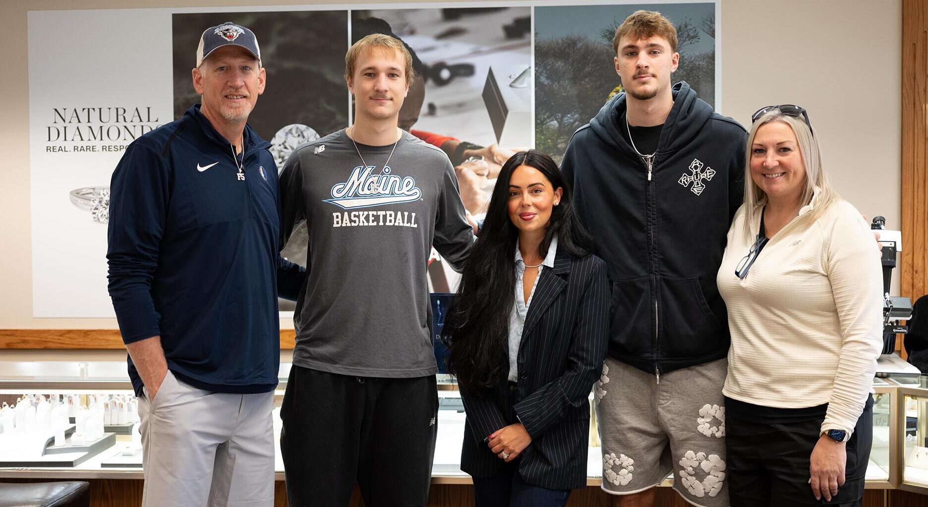 Cooper Flagg family at Day’s Jewelers