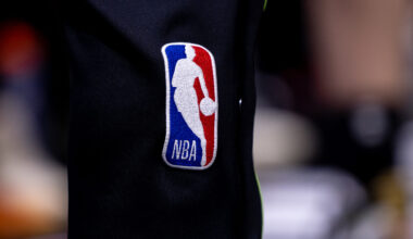 Three players will wear Gold NBA Logoman patches for 2025-26 season Three players will wear Gold NBA Logoman patches for 2025-26 season