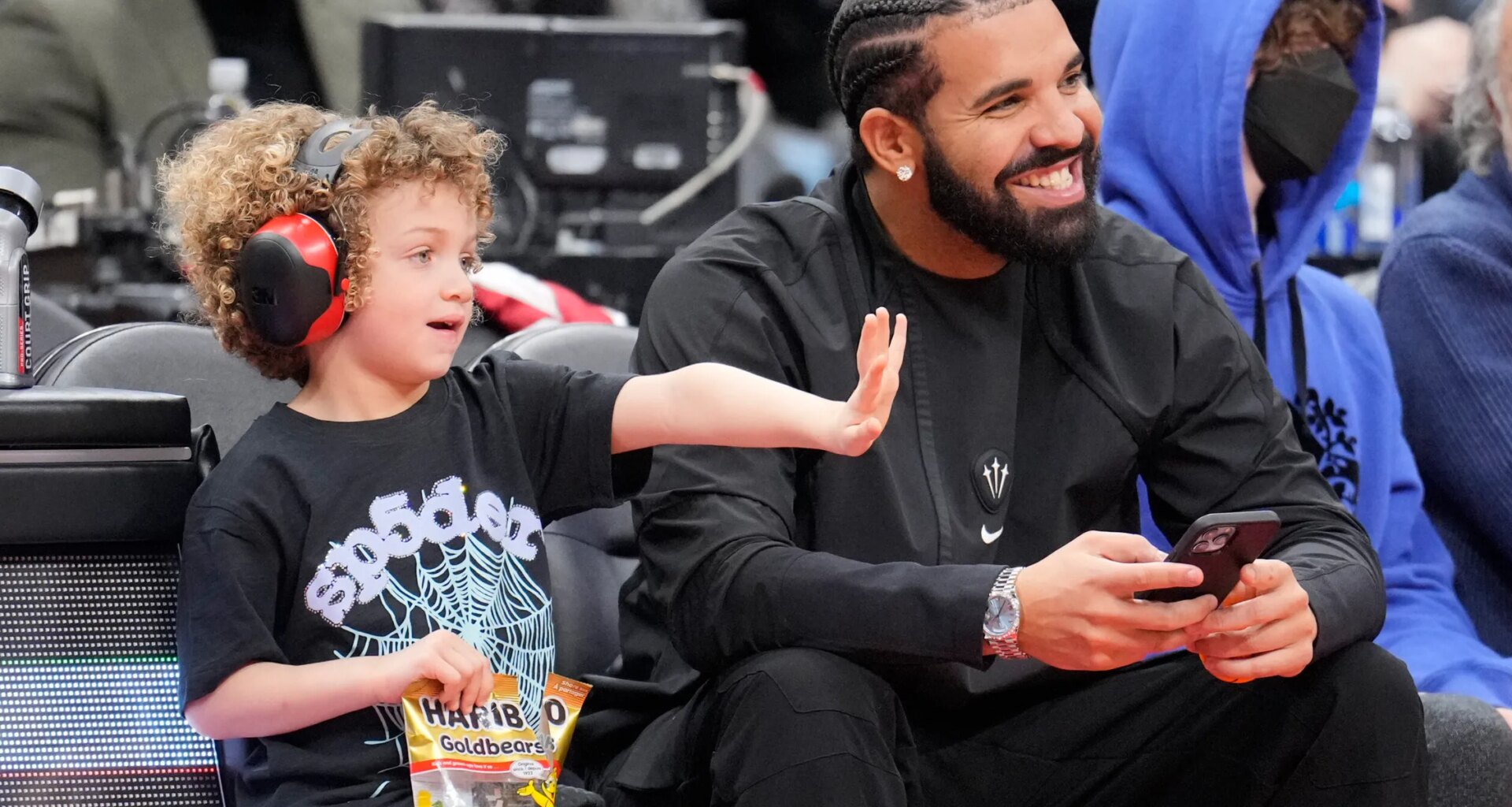 Drake And Sophie Brussaux Reunite For Adonis' 8th Birthday