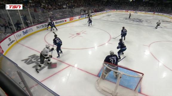 Mark Scheifele scores twice in the Jets' 3-2 victory over the Kings