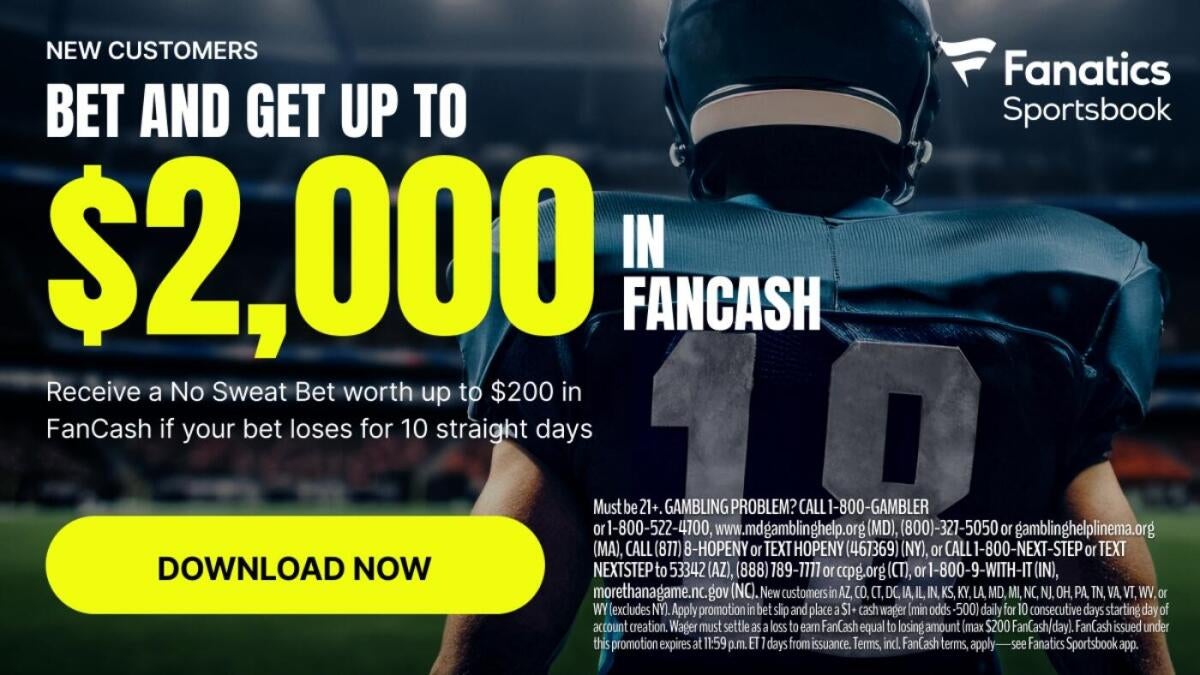 Fanatics Sportsbook promo code: Get up to $2,000 No Sweat Bets for World Series, NBA betting on Tuesday