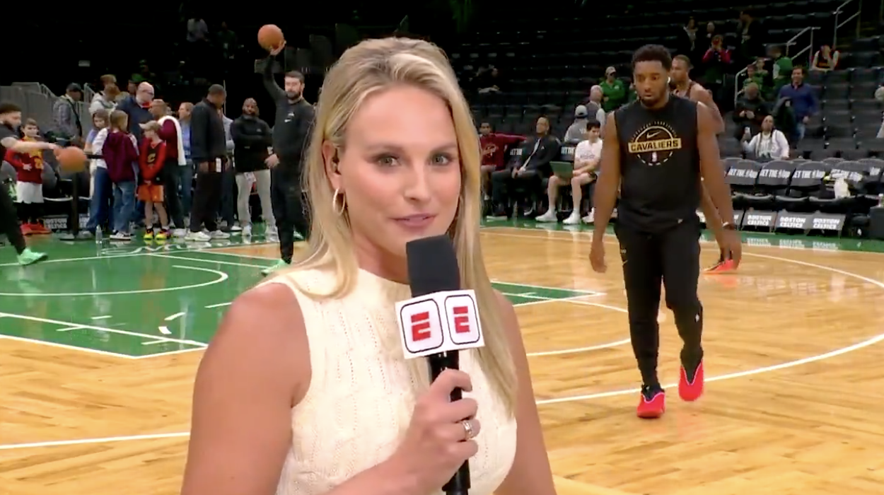 Donovan Mitchell helps Katie George break Donovan Mitchell news