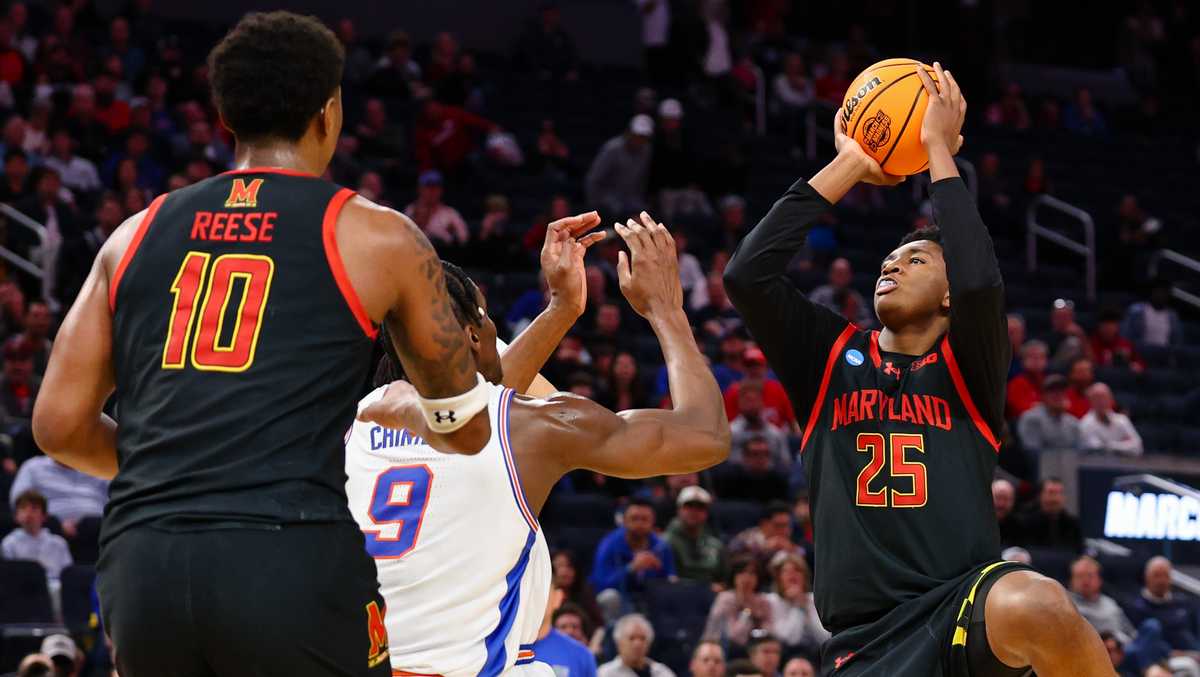 Maryland can't keep up in second half, falls to No. 1 Florida