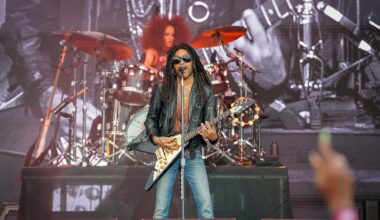 Lenny Kravitz in NBA on NBC’s Sunday Night Basketball Show Open