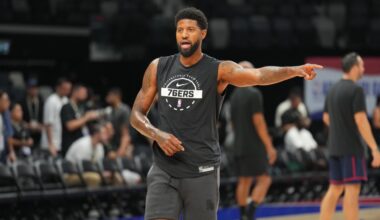 Sixers practice notebook: PG plays 3-on-3, McCain speaks