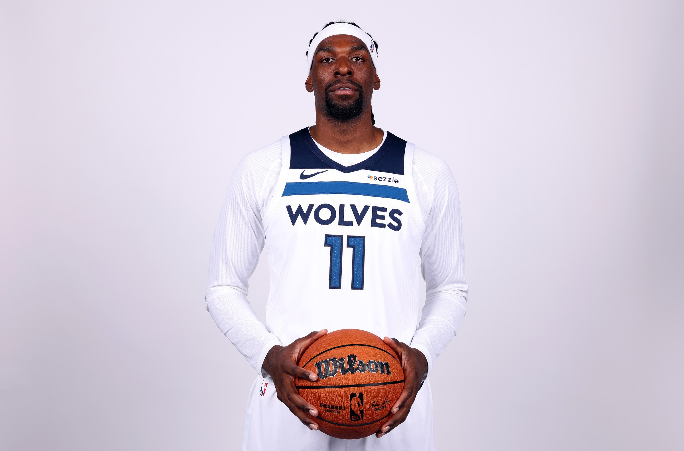 MINNEAPOLIS, MINNESOTA - SEPTEMBER 29: Naz Reid #11 of the Minnesota Timberwolves poses for a portrait during Media Day at Target Center on September 29, 2025 in Minneapolis, Minnesota. NOTE TO USER: User expressly acknowledges and agrees that, by downloading and or using this photograph, User is consenting to the terms and conditions of the Getty Images License Agreement. (Photo by David Berding/Getty Images)