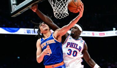 Knicks 99, 76ers 84: Scenes from desert domination