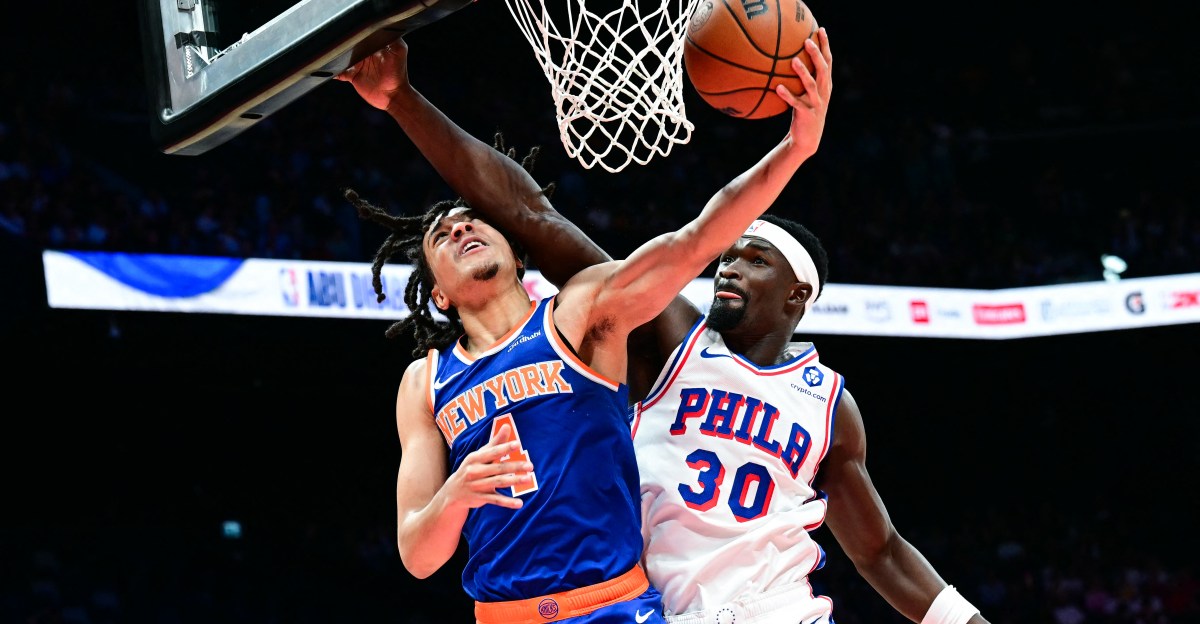 Knicks 99, 76ers 84: Scenes from desert domination