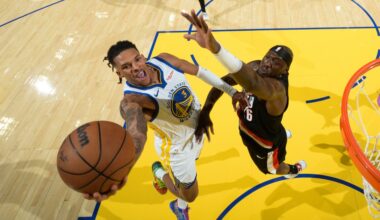 Warriors reserves lead 21-point comeback against Blazers