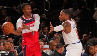 Wizard’ Bub Carrington participates in practice