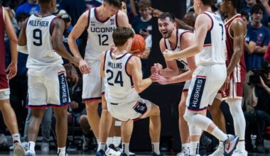 No. 4 UConn men’s basketball defeats Boston College in exhibition, 71-52