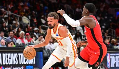 Hawks complete preseason with dress rehearsal, lose to Rockets 133-115