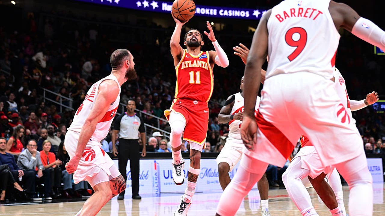 Hawks drop opener, but space alien was courtside for first time