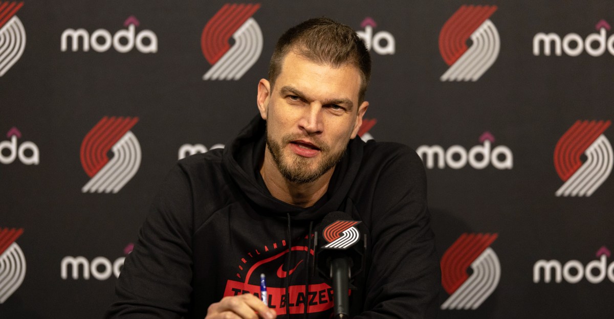 Trail Blazers’ Tiago Splitter Addresses Media as Interim Head Coach