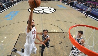 Cavs get first win of the season in 131-124 effort over Nets