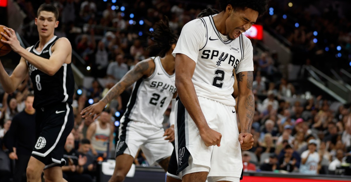 San Antonio survives Brooklyn’s comeback in third-straight win