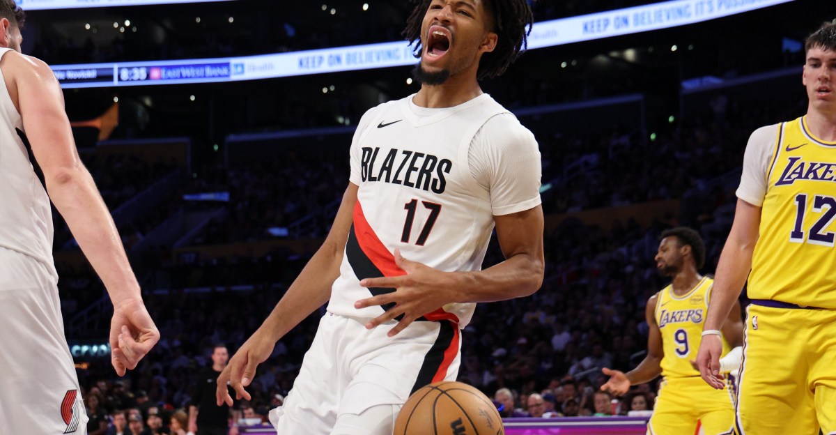 Shaedon Sharpe Hits Portland Trail Blazers Record Against LA Lakers
