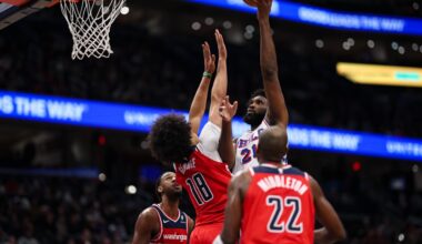 Joel Embiid and the 76ers troll a Wizards fan after winning in OT