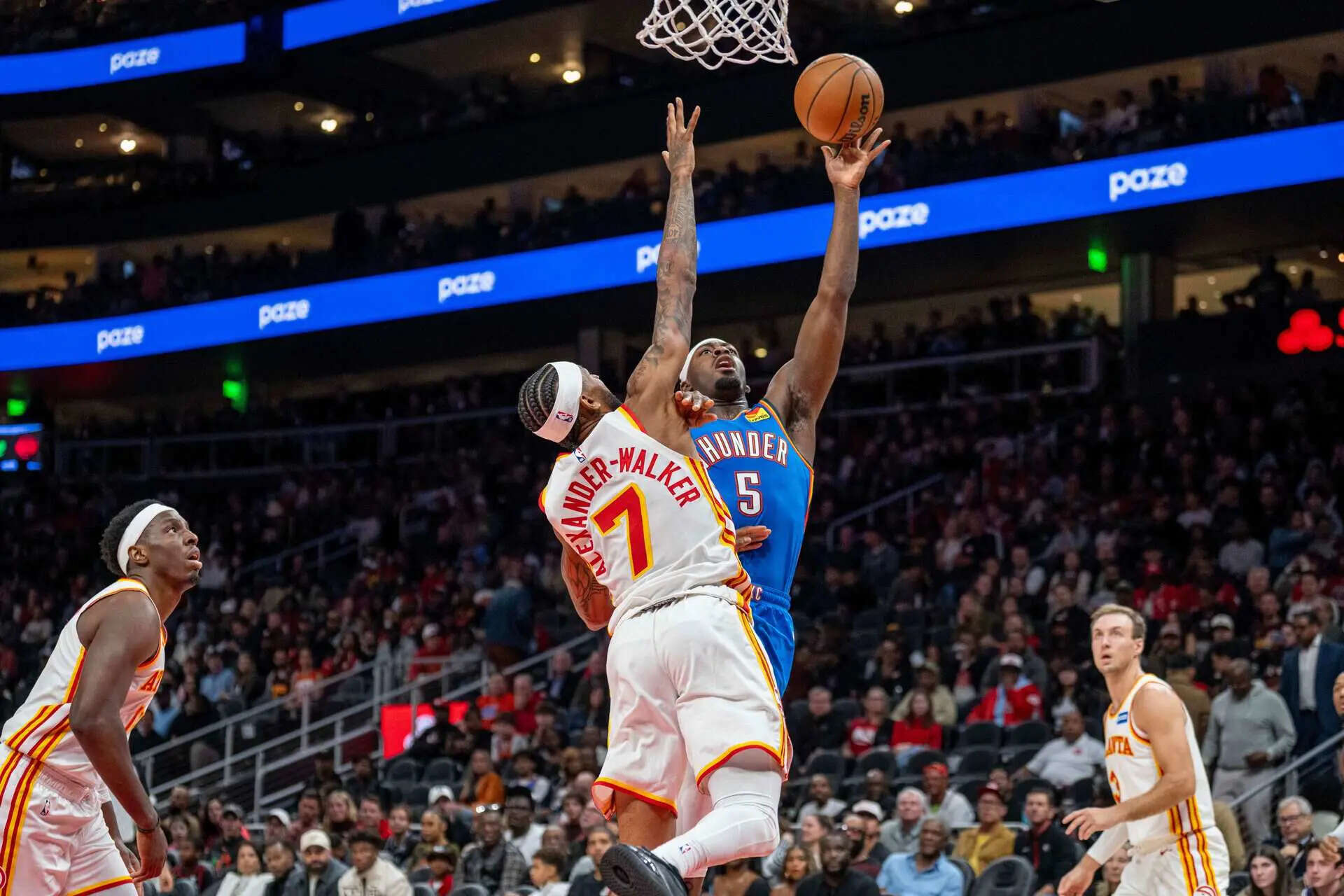Holmgren scores 31 points, Gilgeous-Alexander has 30 to lead Oklahoma City past the Hawks 117-100