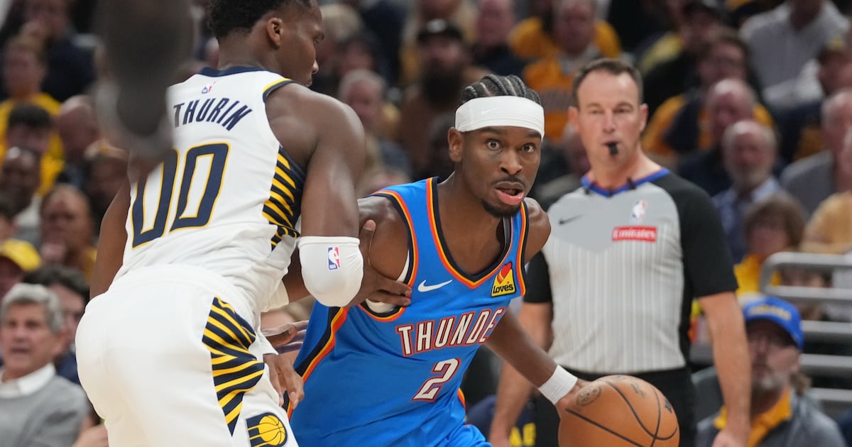 Gilgeous-Alexander scores 55 to lead Thunder past Pacers 141-135 in 2 OT