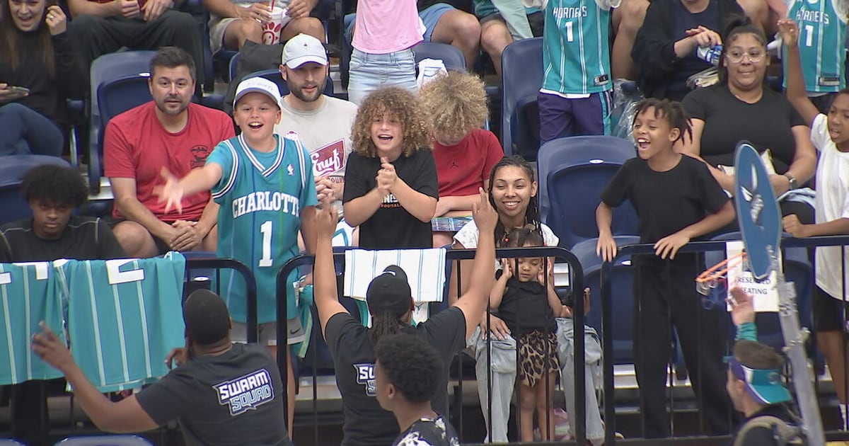 Hornets’ training camp break features fun, fan engagement at Queens University – WSOC TV