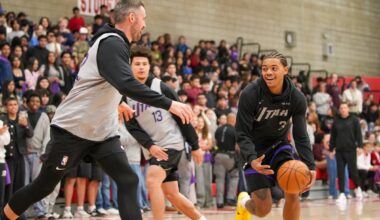 Utah Jazz surprise Salt Lake students with scrimmage at ‘High School Musical’ gym